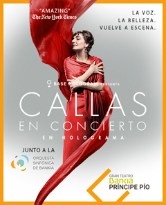 Callas, Concierto en Holograma, Gran Teatro Bankia Príncipe Pío