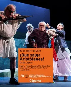 Que salga Aristófanes! en Cáparra - Festival de Mérida 2023