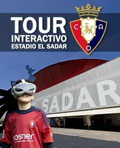 Tour interactivo El Sadar, Estadio del CA Osasuna - Entrada Flexible