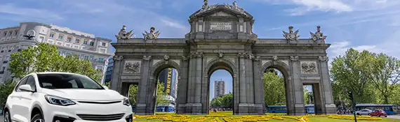 Tren + coche a Madrid